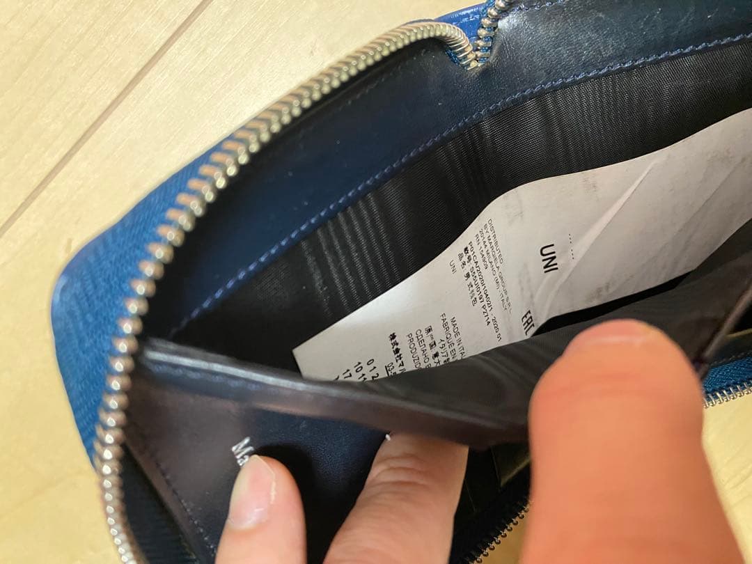 正規品 レア⭐️ マルジェラ レザージップ財布