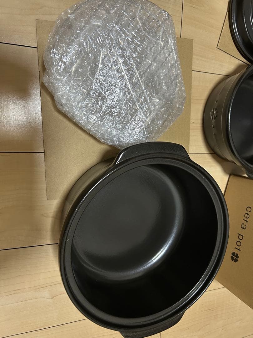 セラポット5点セット＋セラポットミニチャコールブラックセット