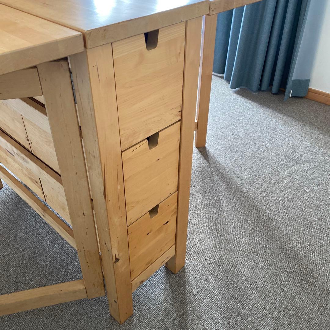 菊池。IKEA ノールデン　バタフライテーブル　NORDEN