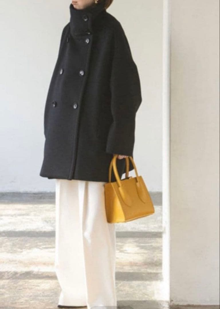 NOBLE スタンドカラーオーバーコート