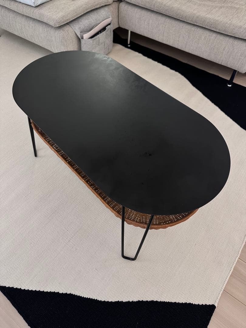 IDEE WALLABY LOW TABLE OVAL 楕円形テーブル ラタン