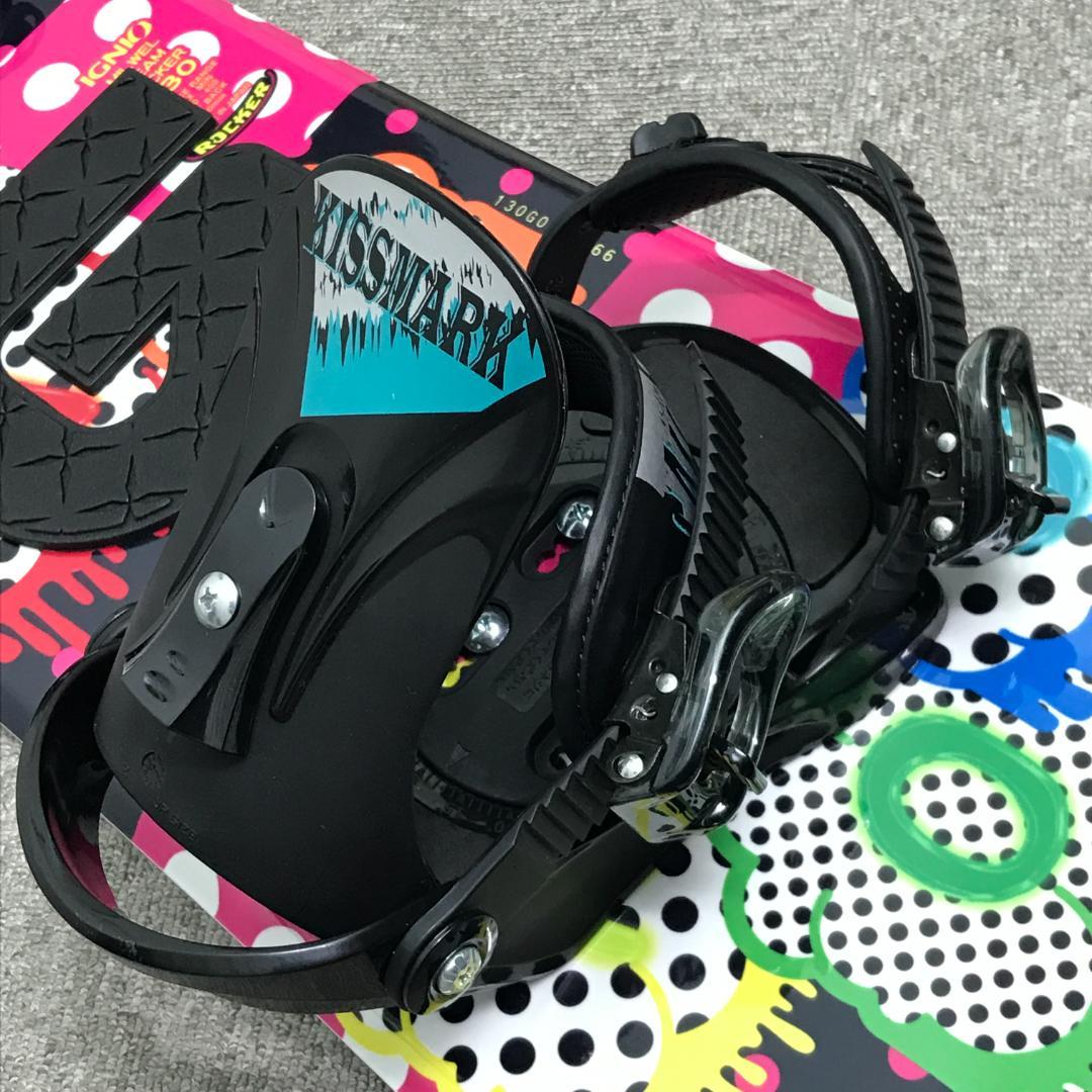 2点セット■極美品■2回使用■子供用■WAX済■IGNIO ボード ビンディング