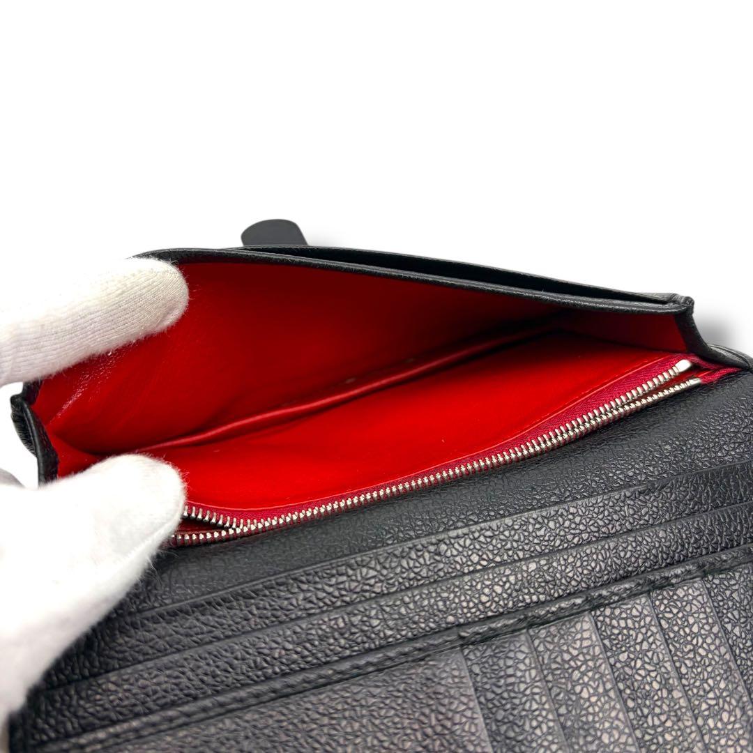 BVLGARI ブルガリ 長財布 ビーゼロワン サークルロゴ　ブラック