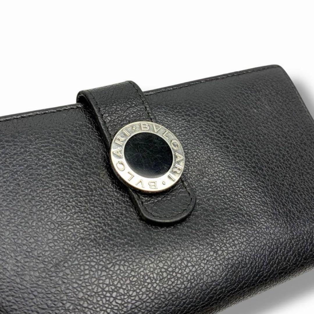 BVLGARI ブルガリ 長財布 ビーゼロワン サークルロゴ　ブラック