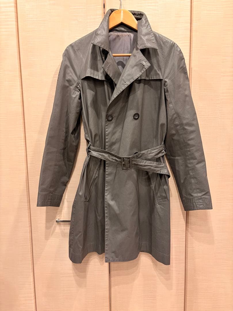 ジルサンダー　ダブルブレスト トレンチコート　防水