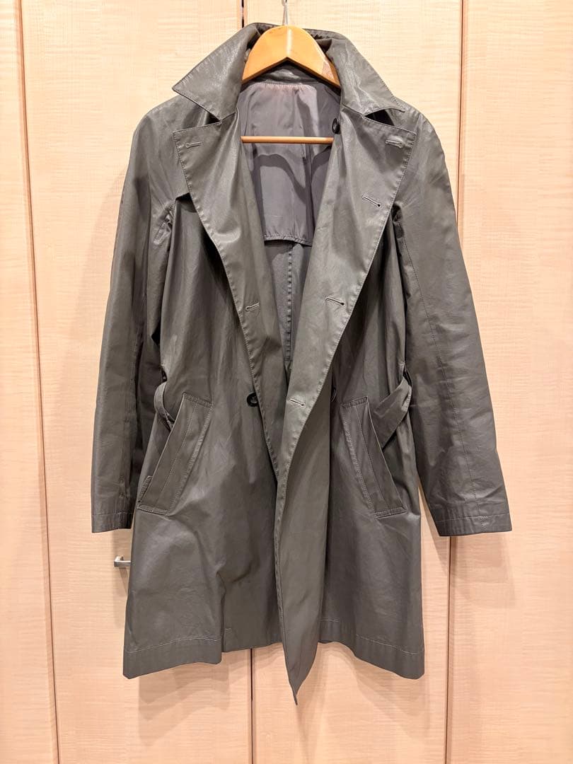 ジルサンダー　ダブルブレスト トレンチコート　防水