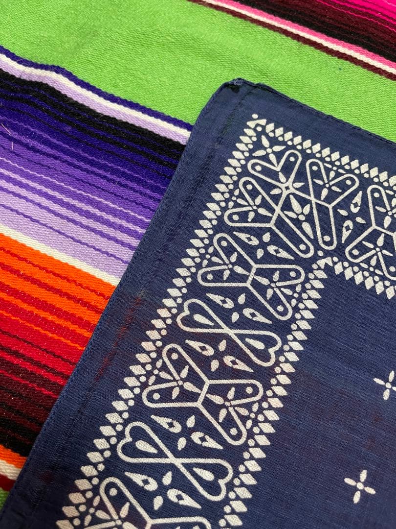 【Eye 】⑧⓪⑦60s USA製 バンダナ WAMCRAFT クロス柄