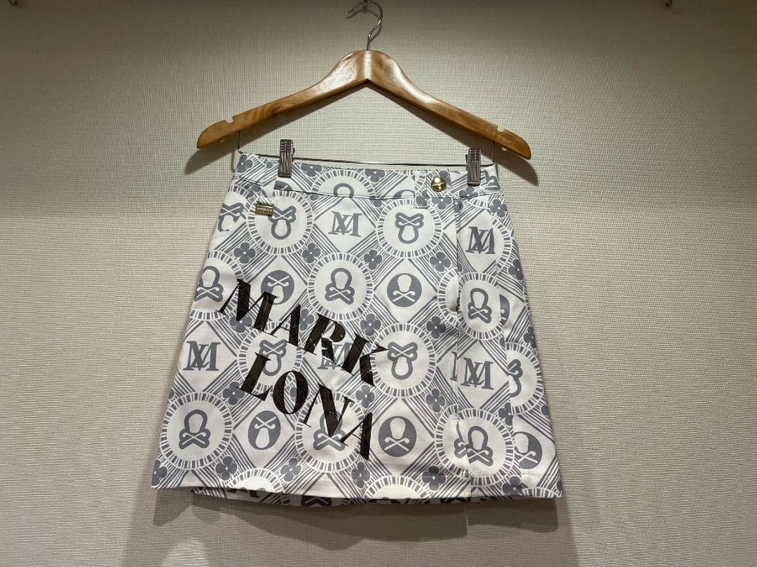 美品✦マークアンドロナ✦2025春夏新作✦Aura Monogram総柄スカート