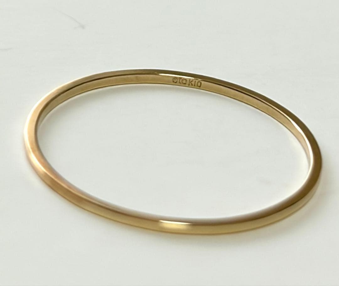 ete ワイヤーリング 7号 K10YG イエローゴールド 指輪 シンプル エテ