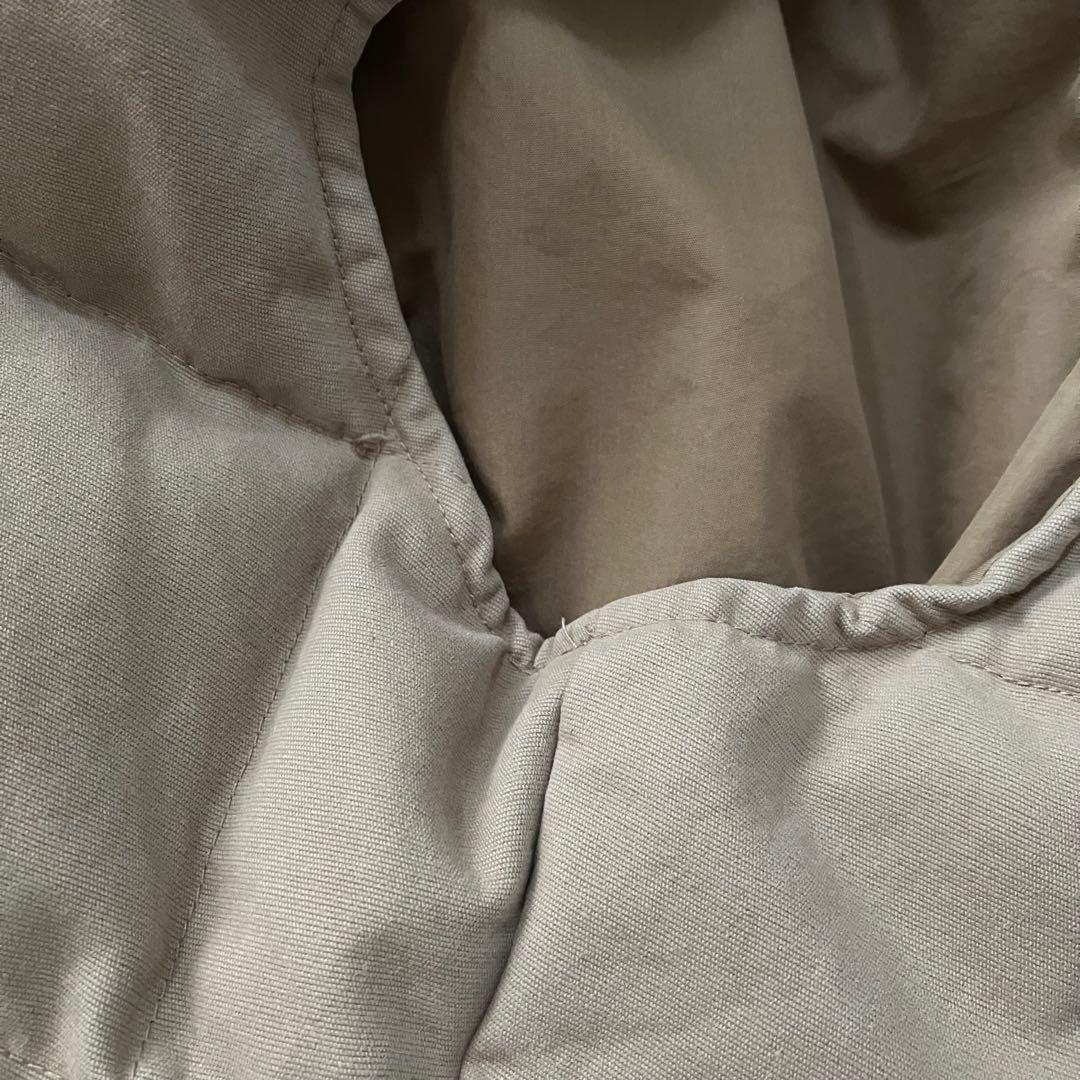 Ralph Lauren リアルファー付 ダウンベスト ベージュ M〜 L相当