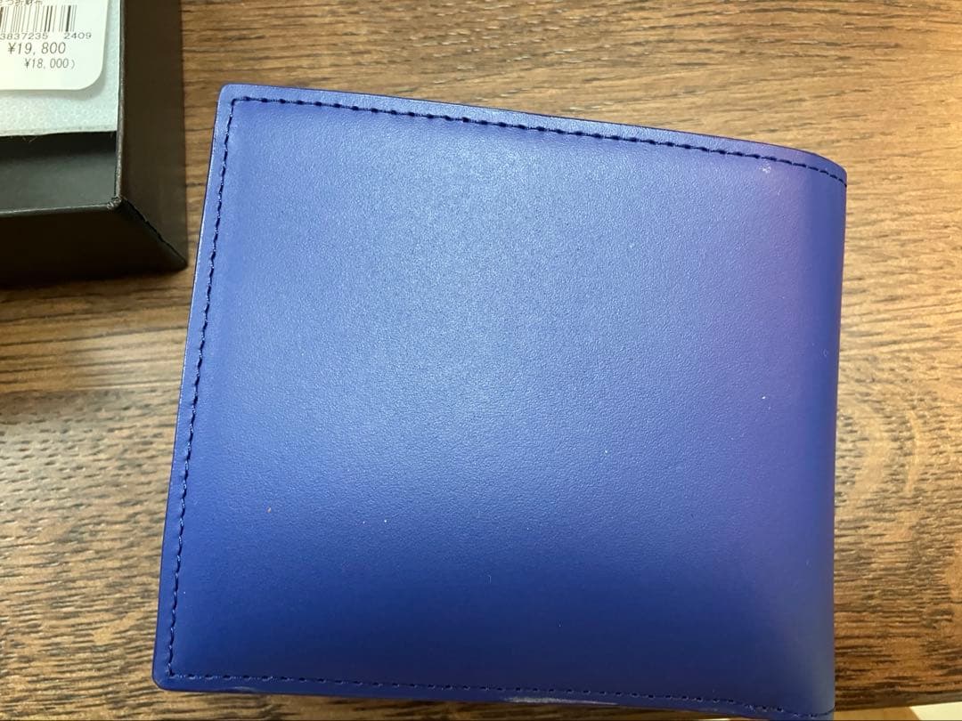 ポールスミス　折り財布　ハイライトステッチ