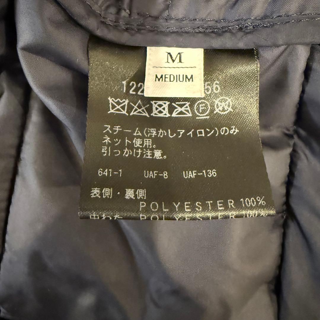 ビューティーアンドユース ユナイテッドアローズ コート ネイビー M スエード調