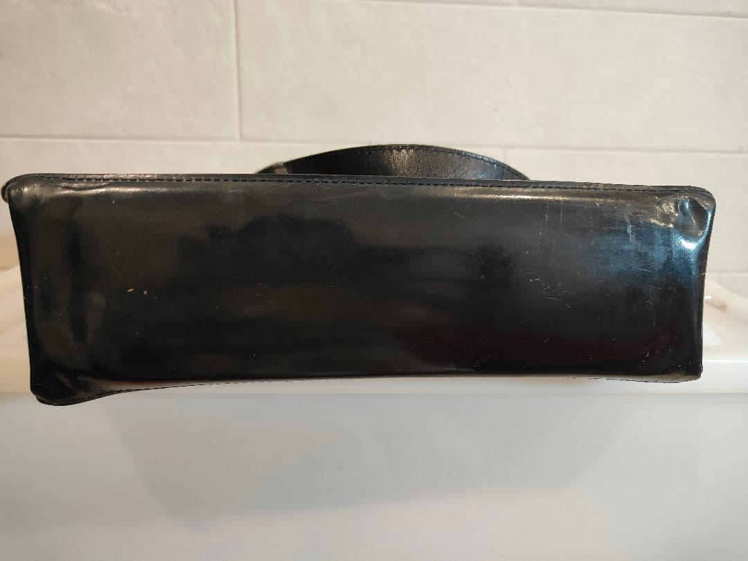 太陽様　CHANEL シャネル ブラックレザー トートバッグ ショルダーバッグ