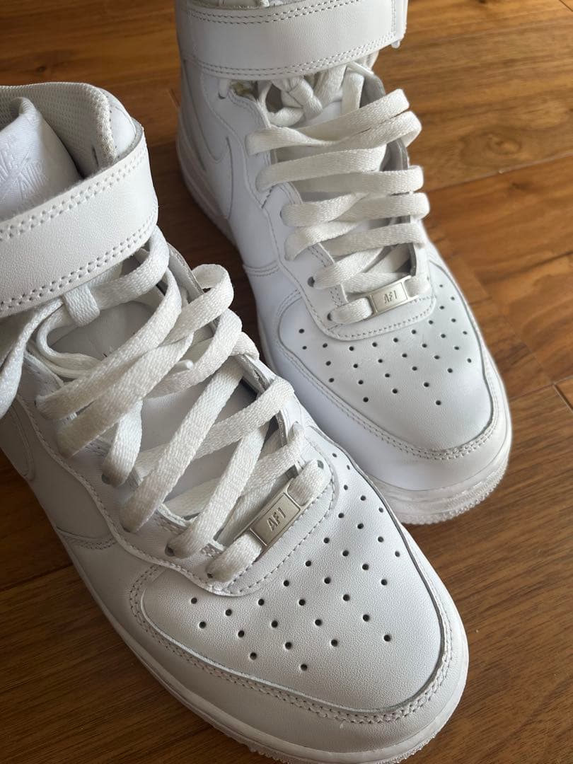 【美品】Nike Air Force 1 Mid ホワイト