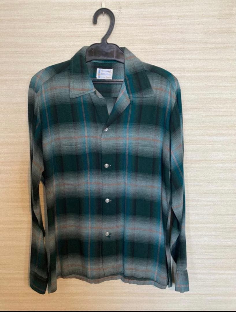 60s TOWNCRAFT オンブレシャツ M