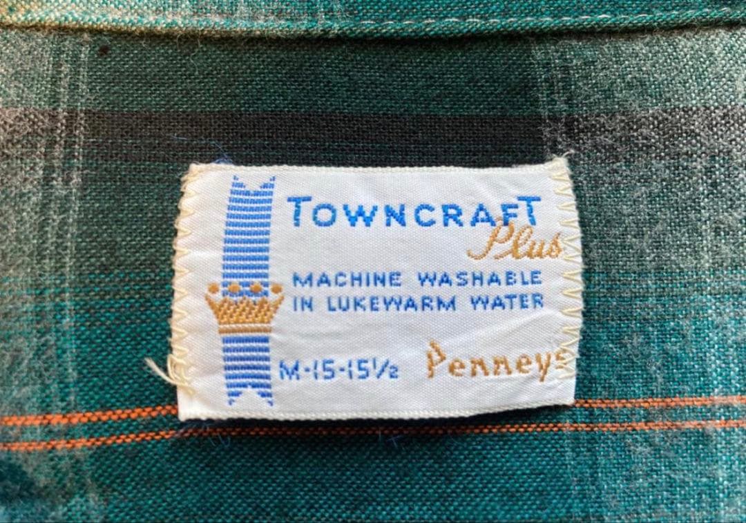 60s TOWNCRAFT オンブレシャツ M