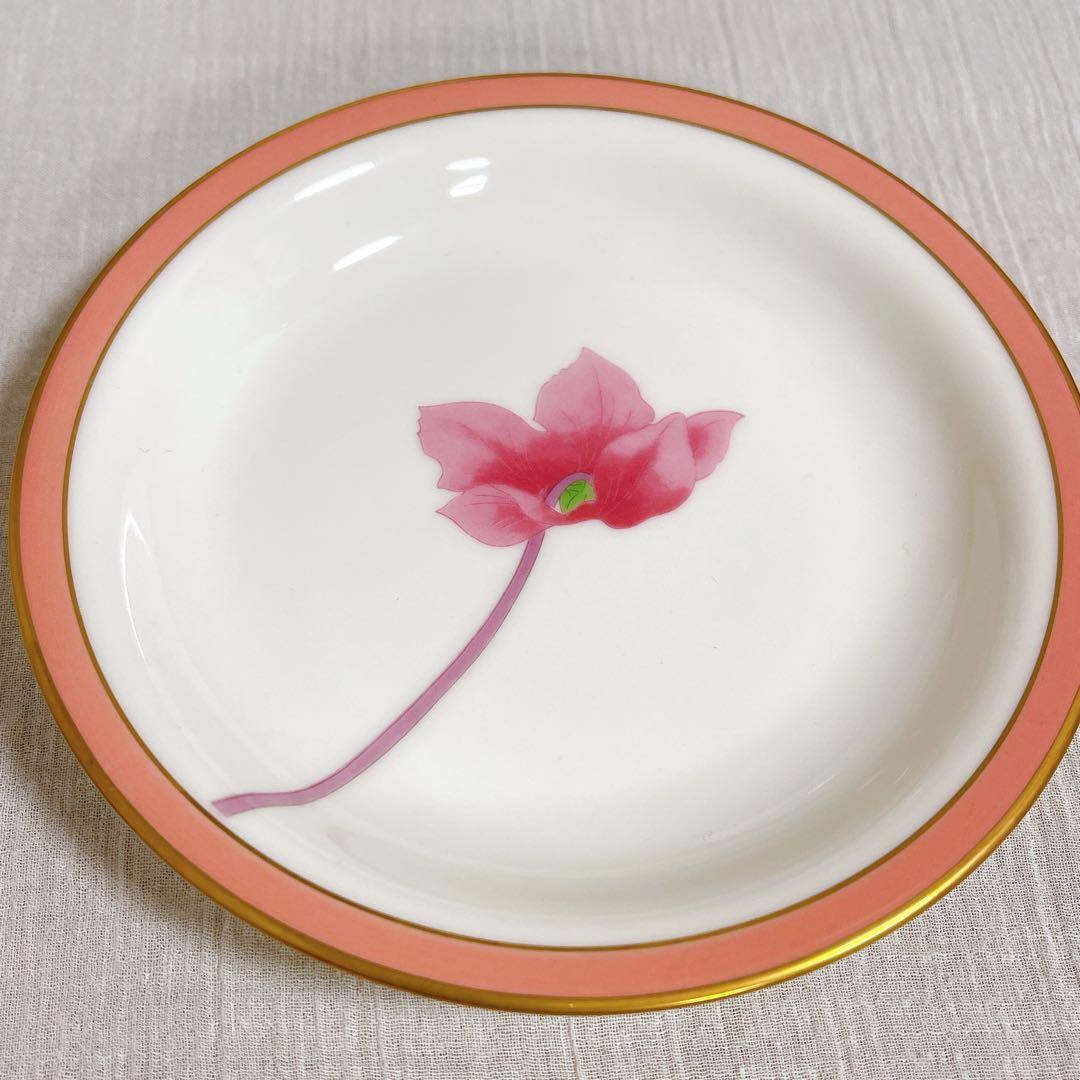 3種✨15点セット【未使用】香蘭社 ピンク 湯呑み プレート 銘々皿 金彩