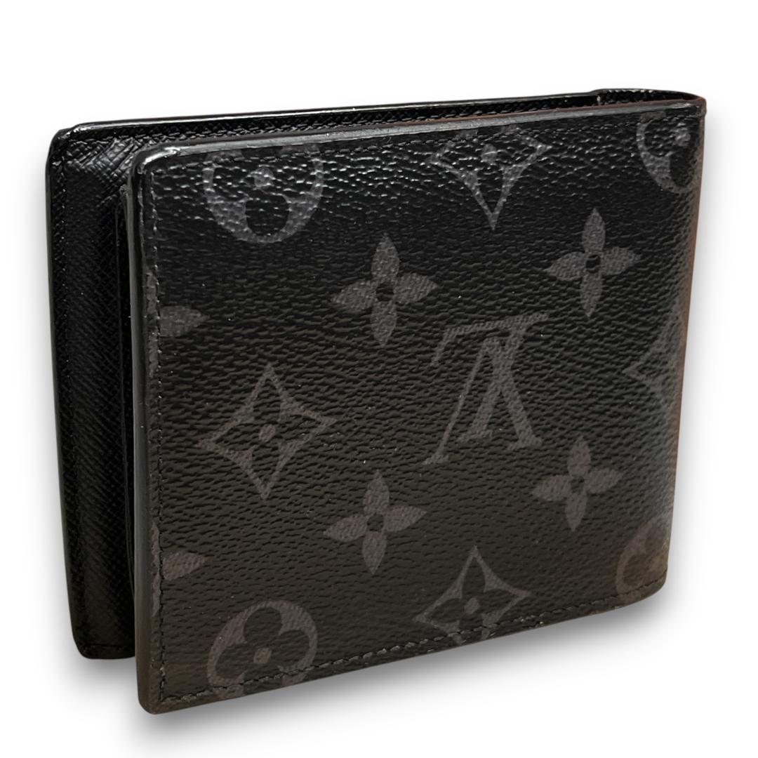 現行極美品☆ルイヴィトン ポルトフォイユ・マルコNM エクリプス 二つ折り財布