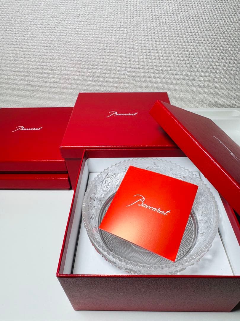 バカラ　アラベスクスモールボウル&プレートセット　各2点✨