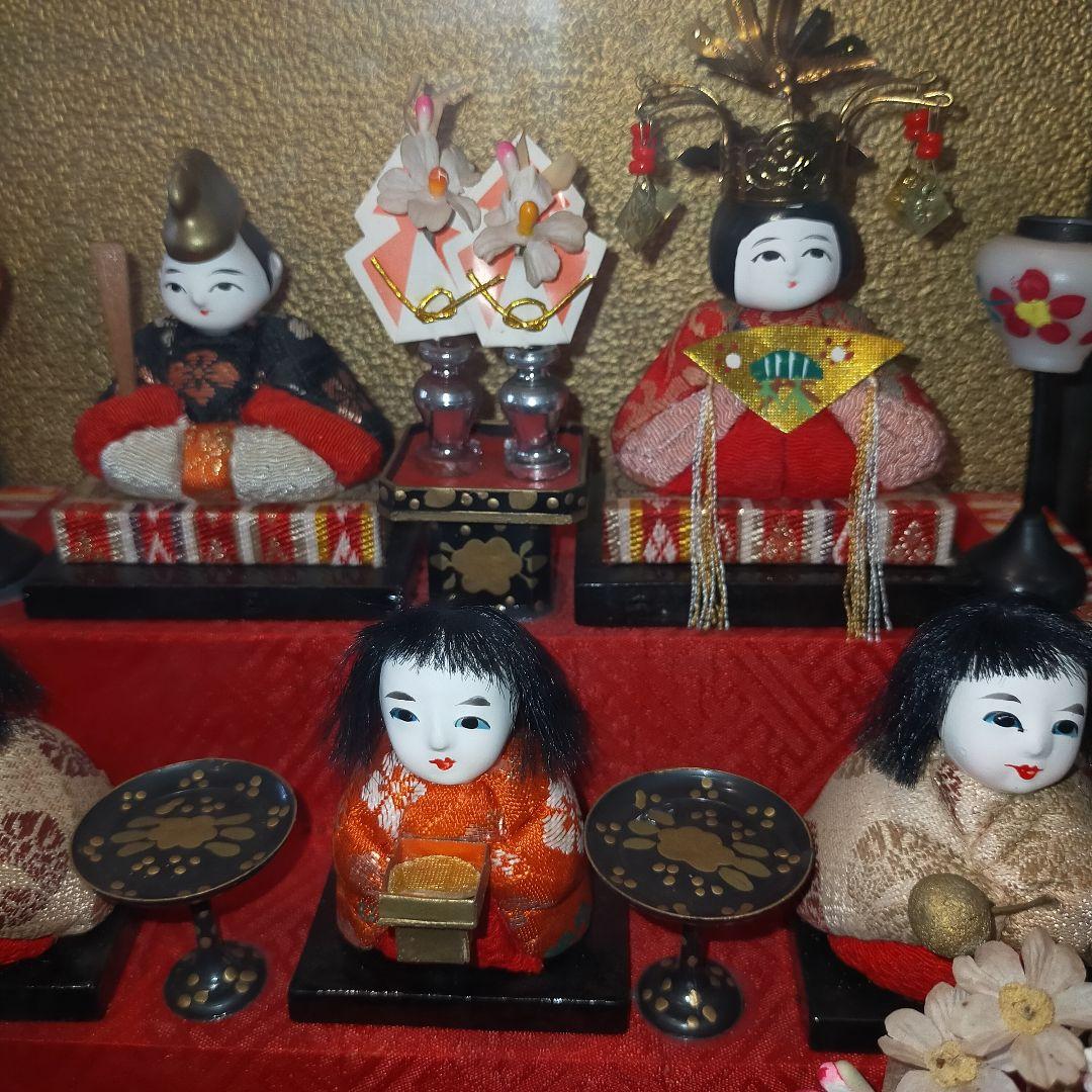 ガラスケース入り雛人形