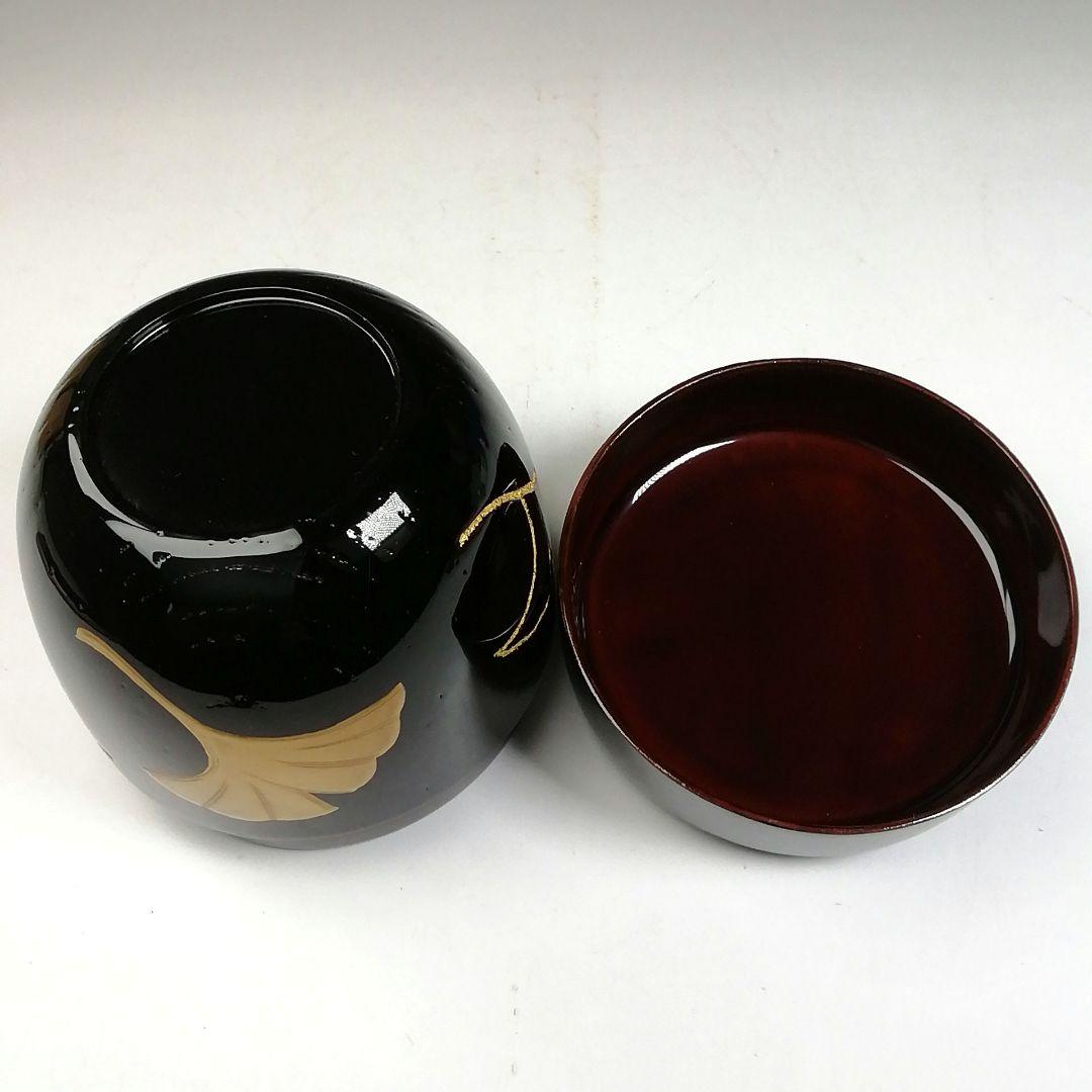 Ｗ１７９　棗　『鵬雲斎好写　五葉棗』『吉田一峰 作』　共箱　茶道具