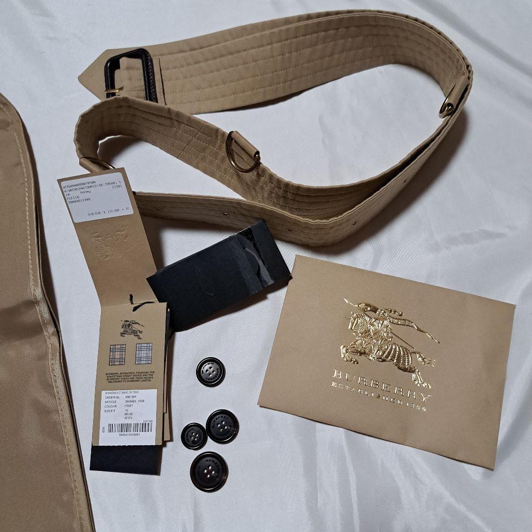 バーバリー　トレンチコート　ベージュ　タグあり　サイズ38