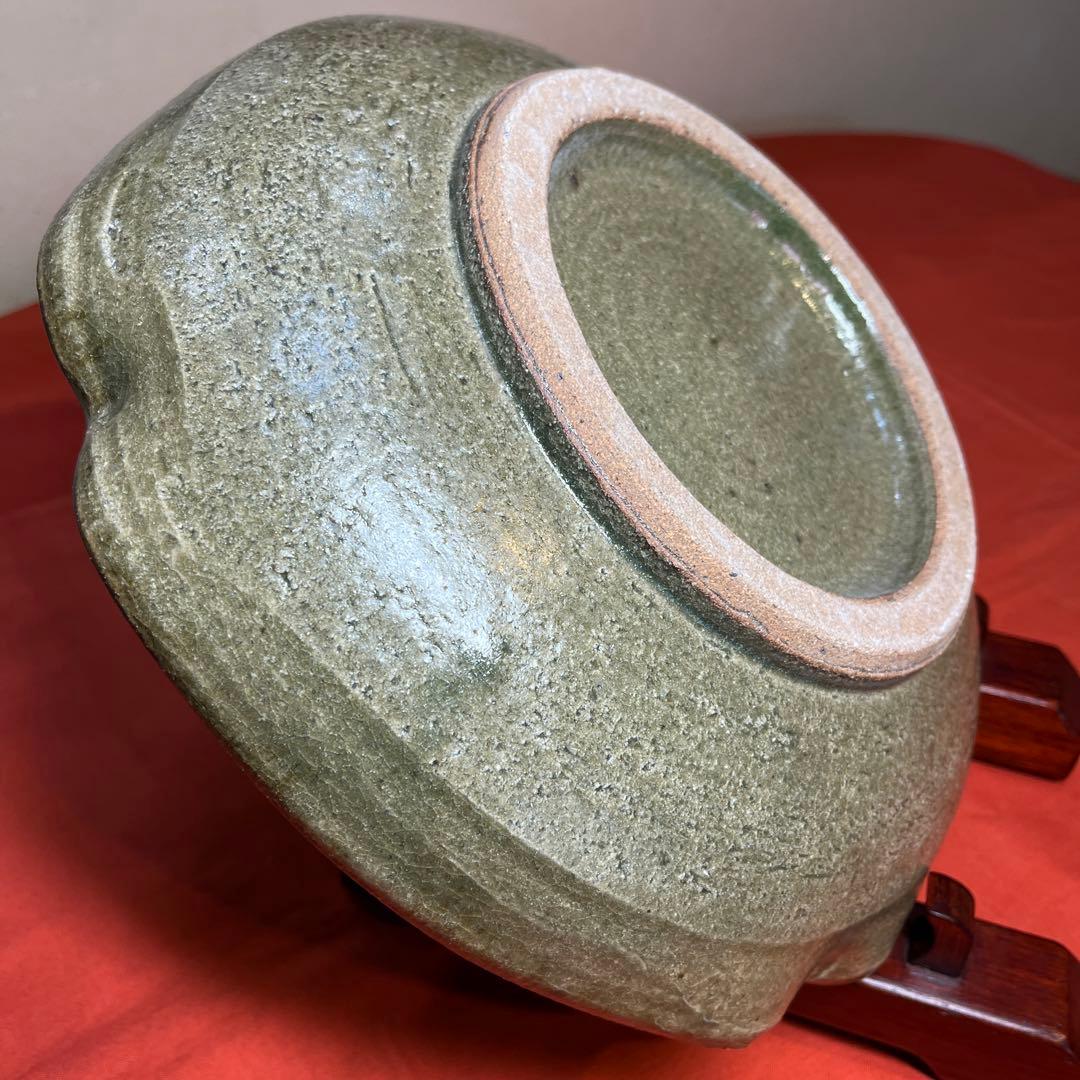 大草野焼蛍窯「椿絵菓子大鉢」