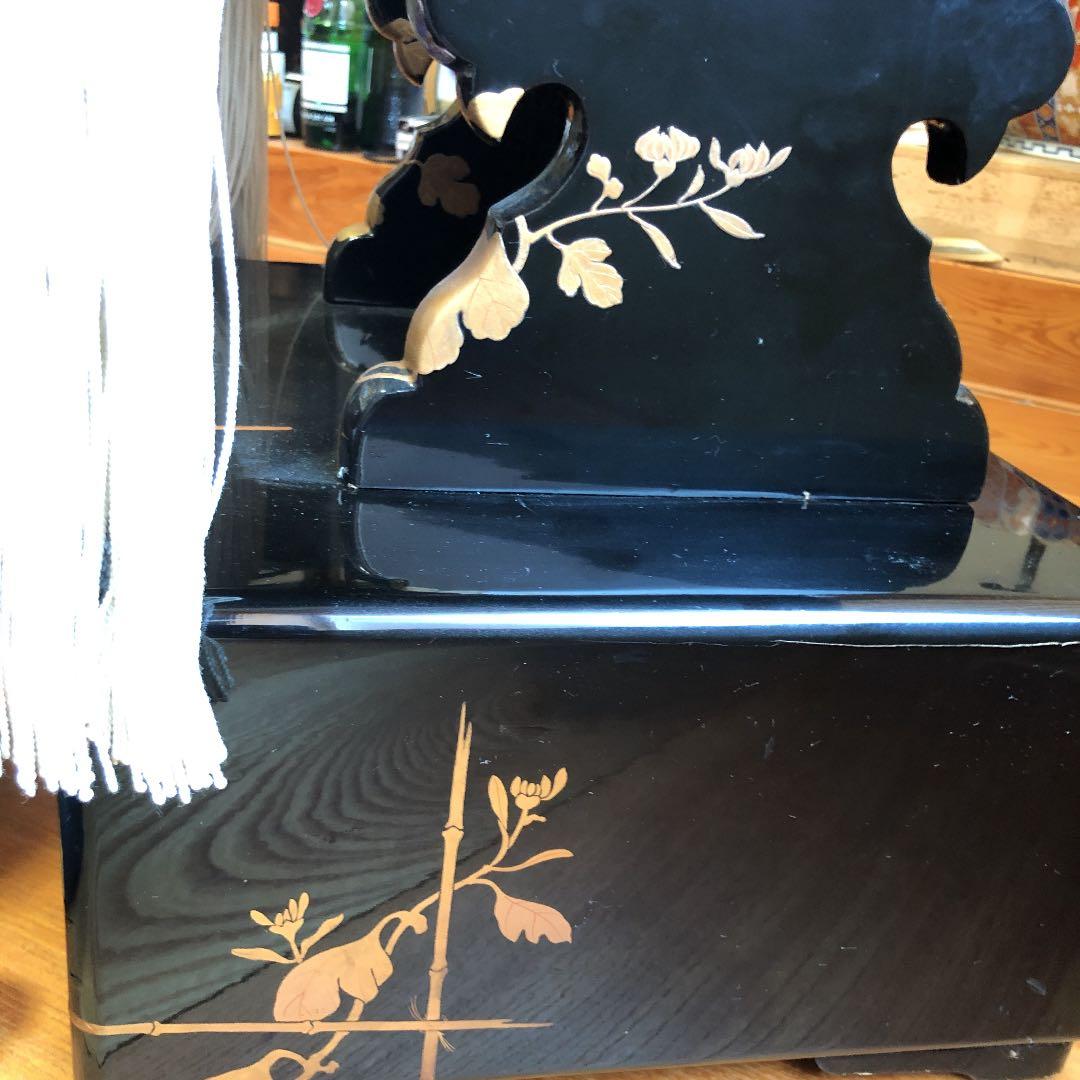 お殿様　武家屋敷　机　漆