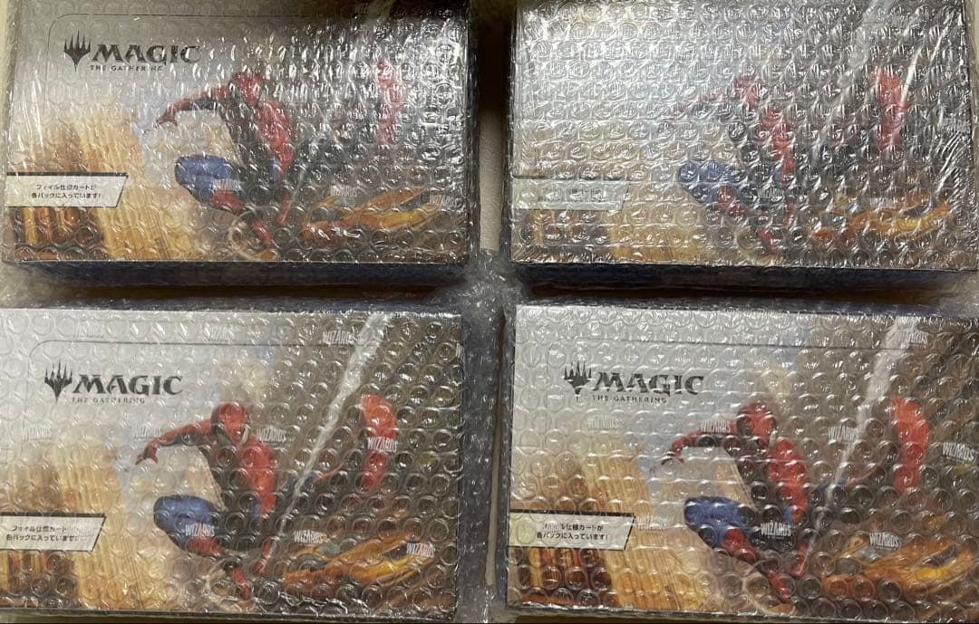 未開封MTG スパイダーマン プレイ・ブースター 日本語版　4ボックス