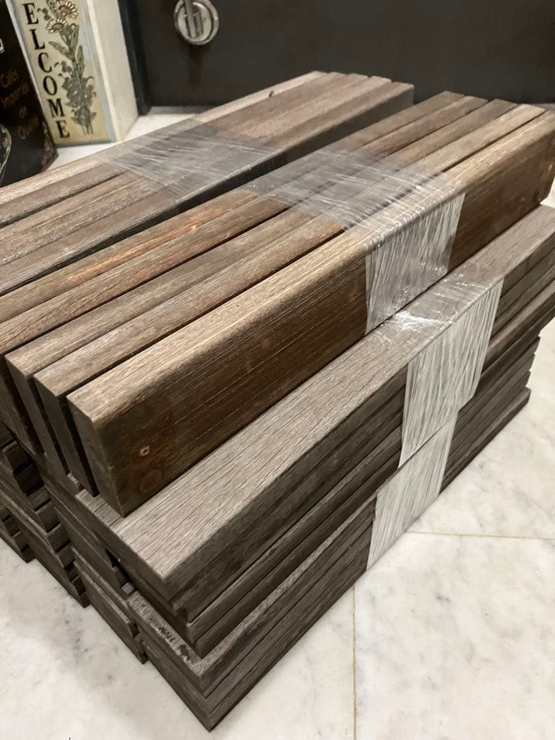 【0426tianjin（1/2）】ウッドデッキ用木材（ジャラ材/使用済）