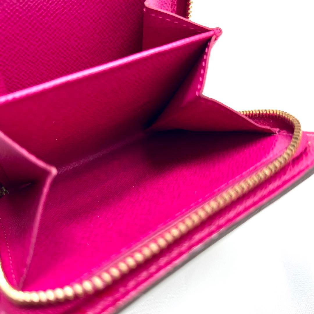 【美品】 ルイヴィトン モノグラム ペルフォ コンパクトジップ フューシャ