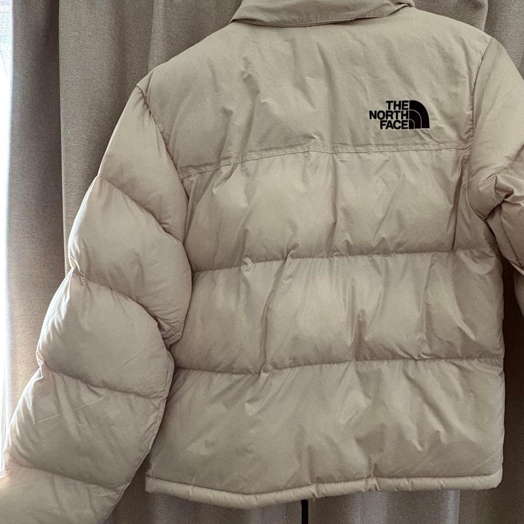 [ノースフェイス] ヌプシ　ダウンジャケット　ホワイト系S