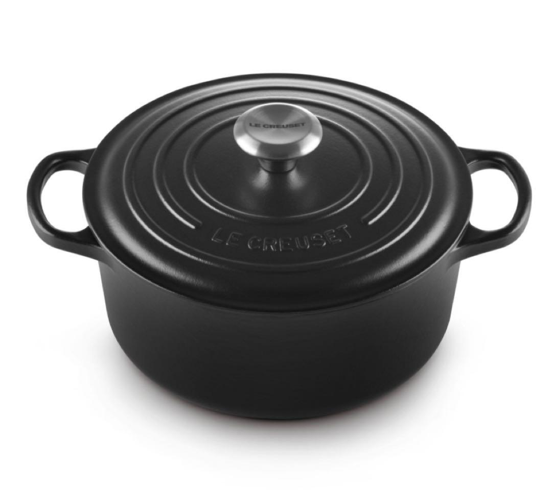 新品　シグニチャーココット・ロンド　24cm マットブラック