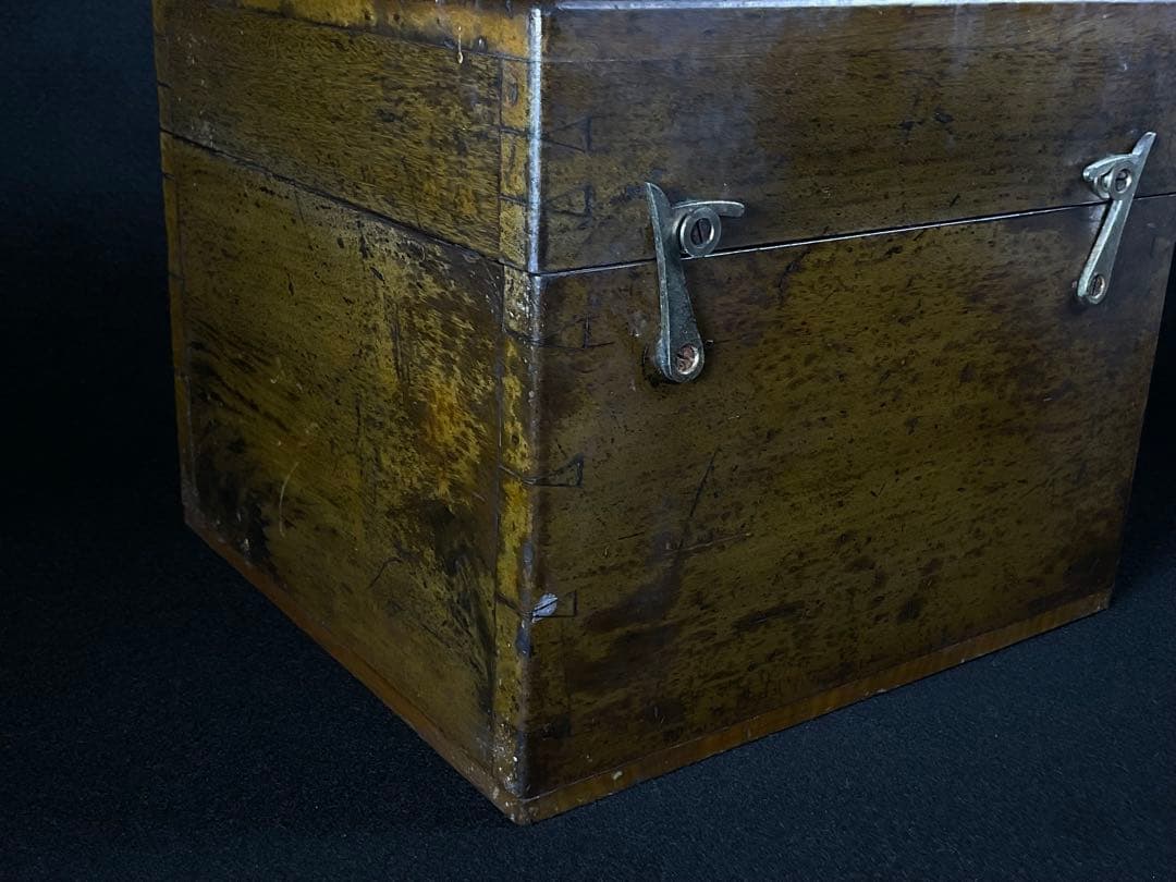 医者　道具箱　木箱　往診鞄　古道具