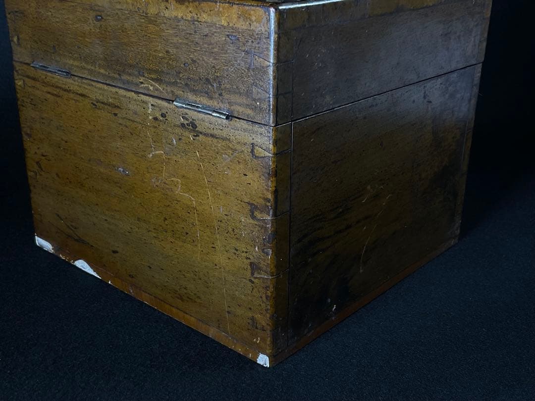 医者　道具箱　木箱　往診鞄　古道具