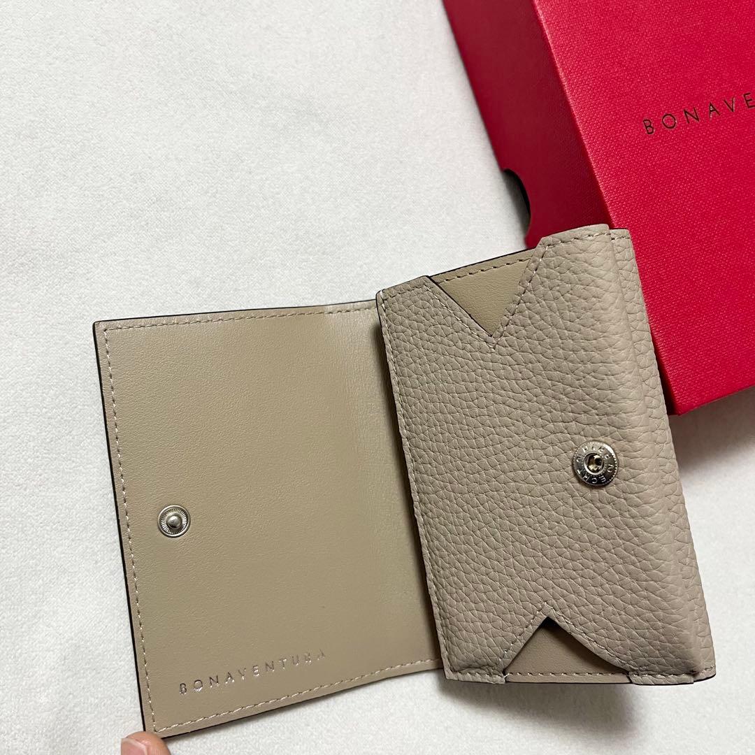 BONAVENTURA マイクロウォレット グレージュ