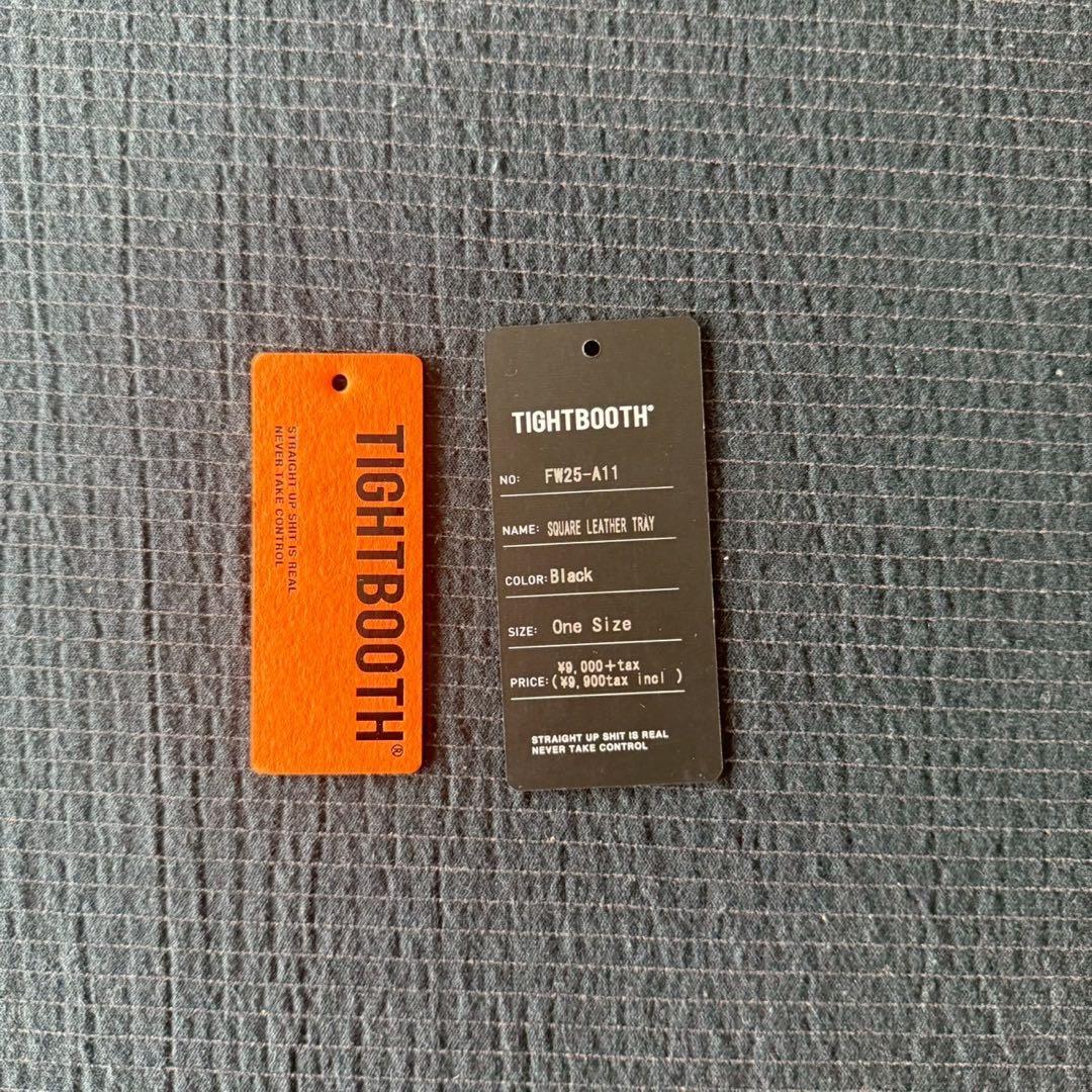新品未使用TIGHTBOOTH PRODUCCTION レザートレイ黒