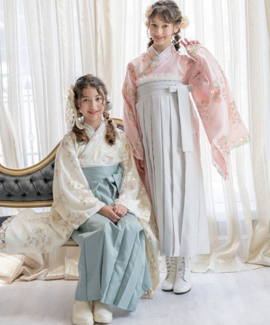 極美品✨　キャサリンコテージ　花刺繍チュールレース袴セット　150cm