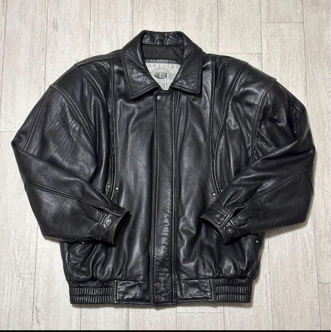 HARAJUKU MOTHER 黒 レザージャケット