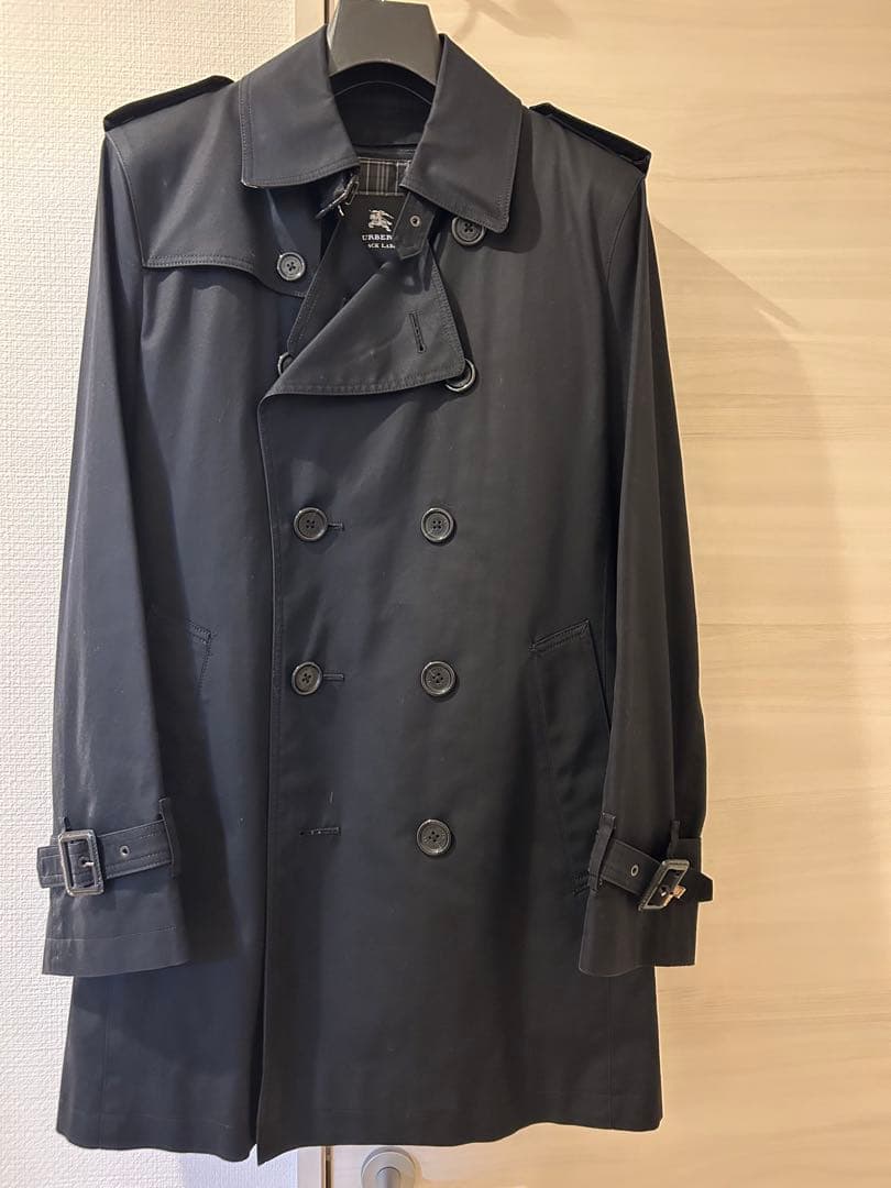 BURBERRY BLACK LABEL ブラックトレンチコート Mサイズ