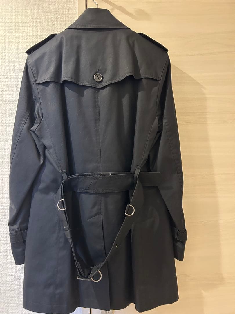 BURBERRY BLACK LABEL ブラックトレンチコート Mサイズ