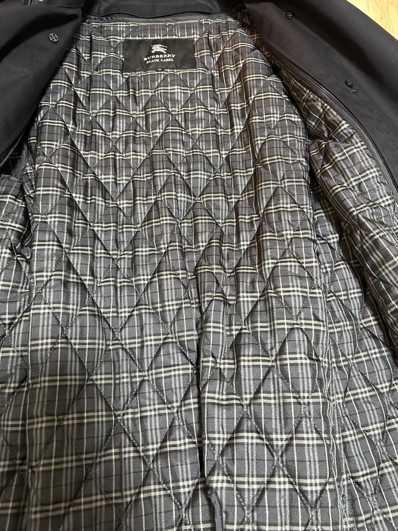 BURBERRY BLACK LABEL ブラックトレンチコート Mサイズ