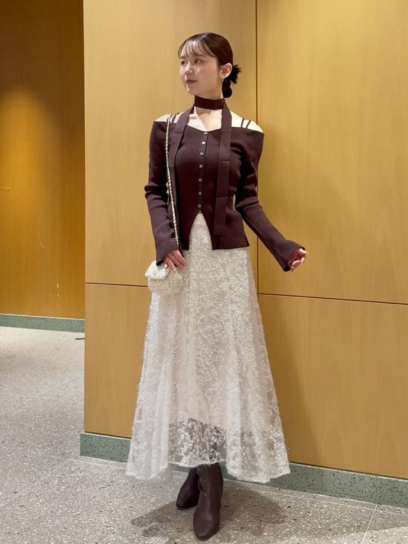 新品　スナイデル♡タイ付きニットプルオーバー