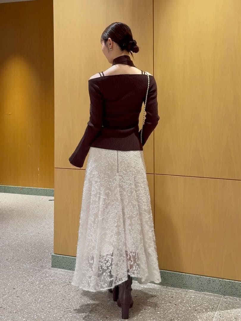 新品　スナイデル♡タイ付きニットプルオーバー