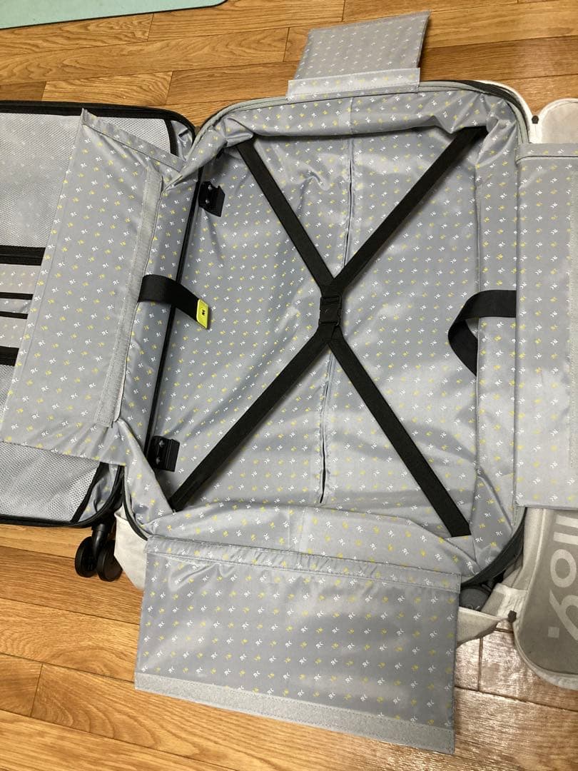 ローリンク スーツケース 100L キャリーケース 折りたたみ ウォームグレー