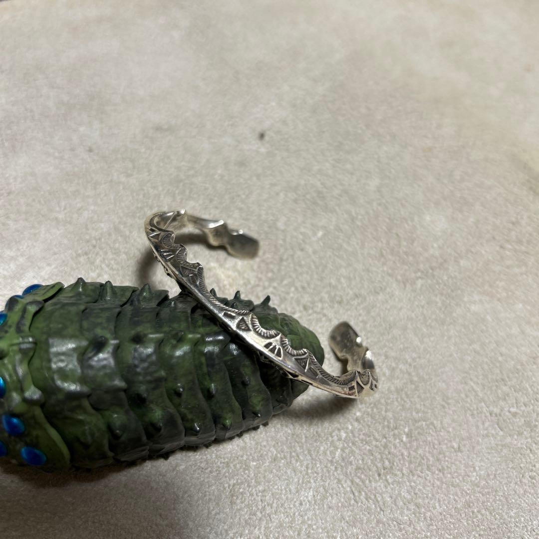 インディアンジュエリー　レイアダカイ　ジグザグトライアングルバングル