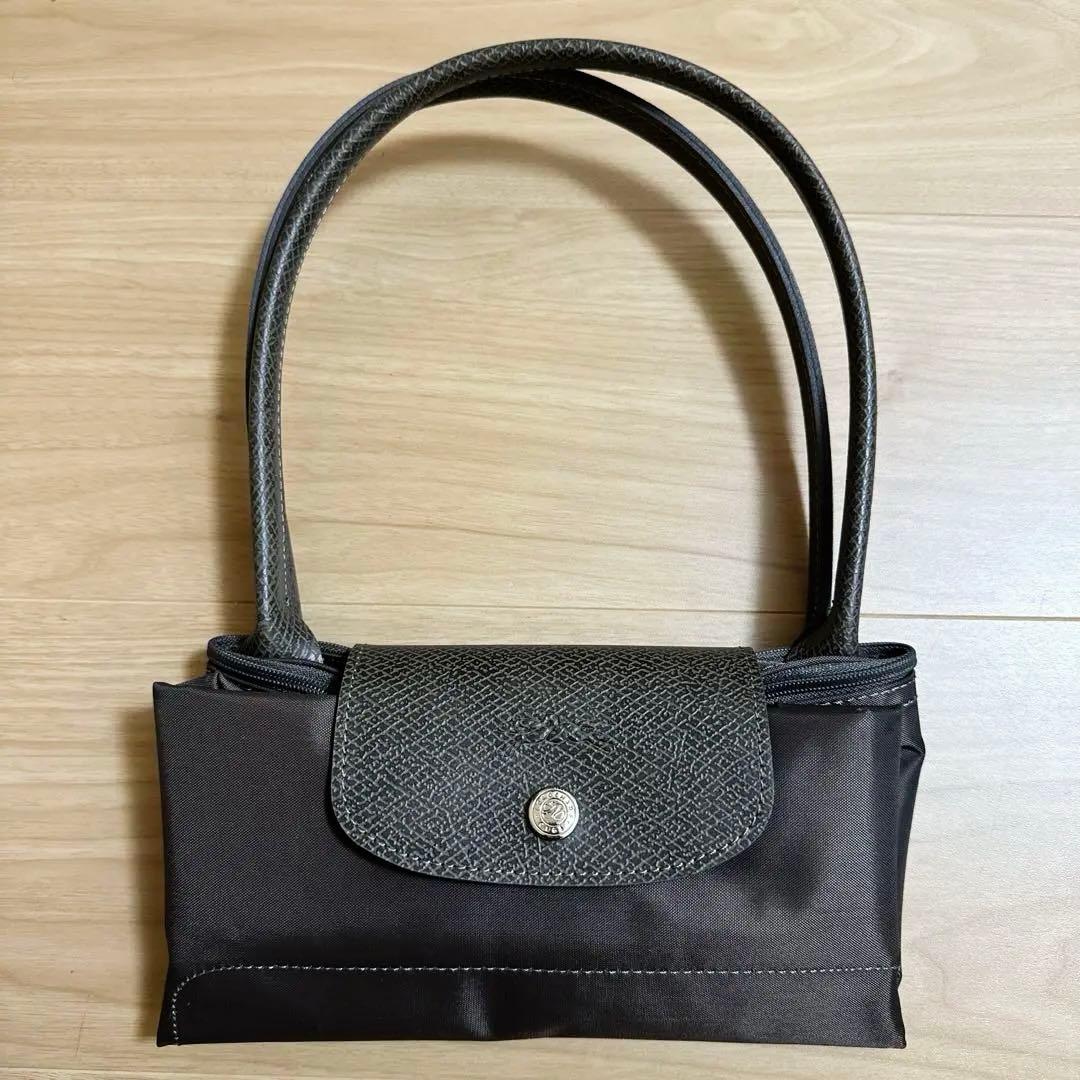 LONGCHAMP ル プリアージュ®グリーン ショルダーバッグ Mサイズ テラ