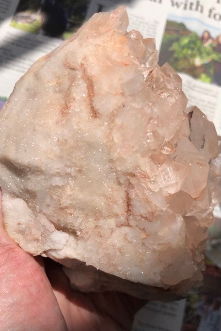 インド　マニカラン産　水晶　クラスター