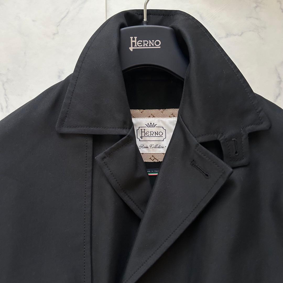 ヘルノ レインコレクション コート ベルト 近年モデル ブラック イタリア製