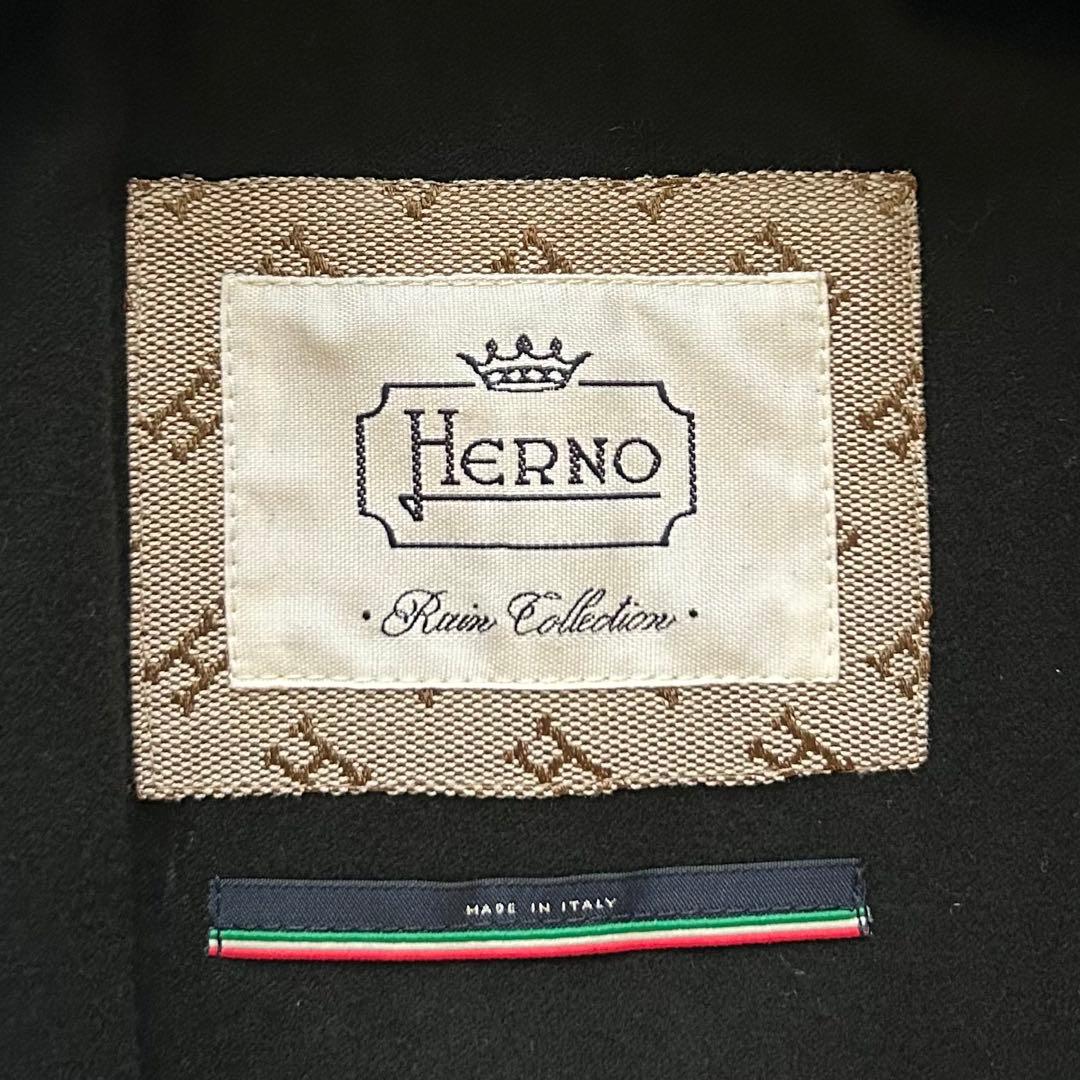 ヘルノ レインコレクション コート ベルト 近年モデル ブラック イタリア製
